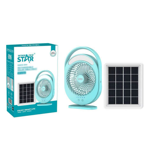 Ventilador Con Panel Solar /