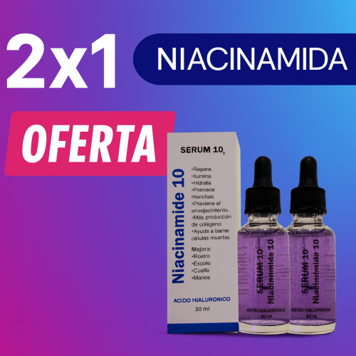¡Oferta X 2! Serum 10 Niaminacide 30Ml